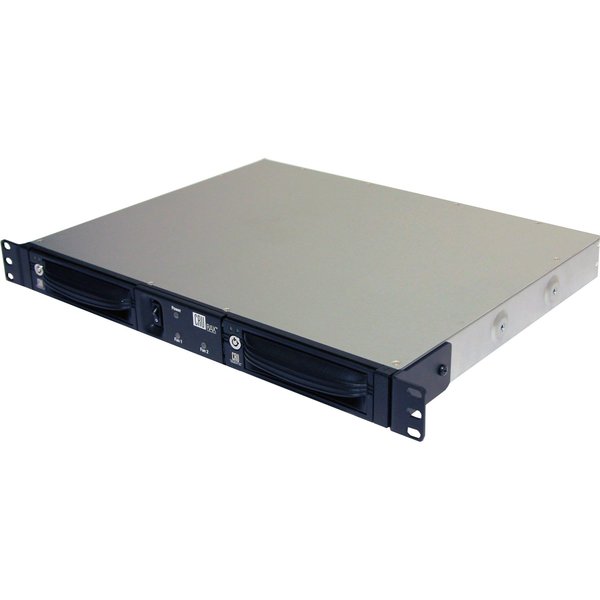 Cru-Dataport Rax211-Xj, 1U Enclosure W/2 Removable Dp10 Drive Carriers, Jbod,  41600-1130-0000